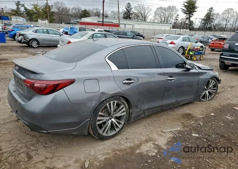 2014 Infiniti Q50 Base z USA, uszkodzony, nr VIN JN1BV7AP7EM670274